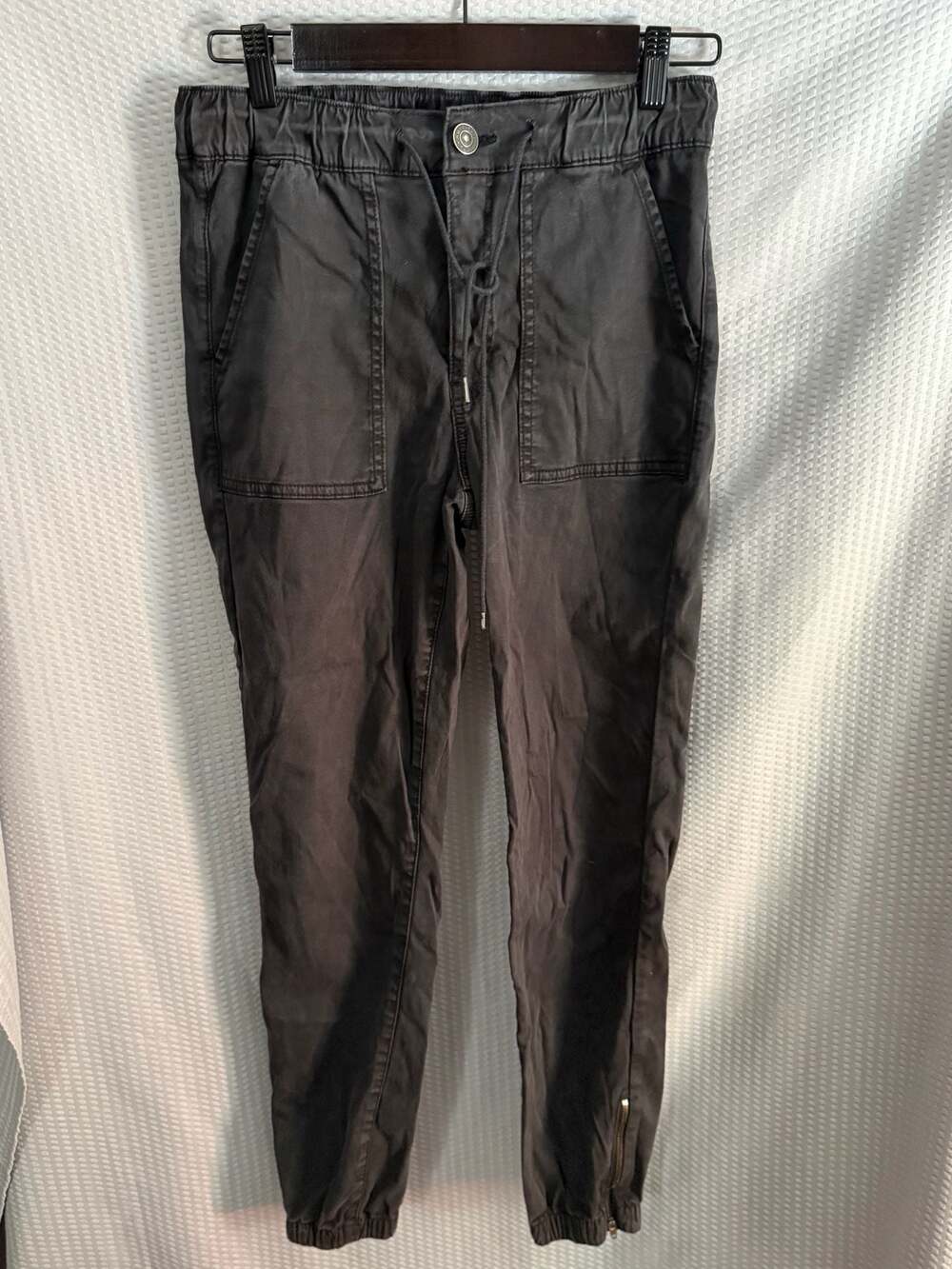 American Eagle Outfitters Black Track Jogger Pants